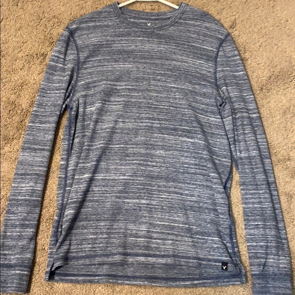 American Eagle Long Sleeve Waffle Tee